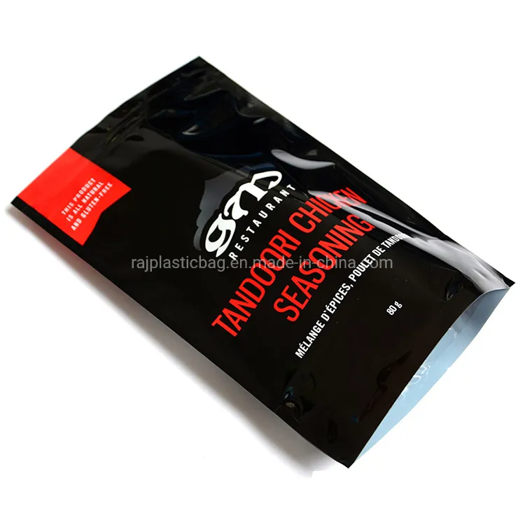 Custom Printing Food Stand-up Package Pouch Bag with Clear Bottom Gusset