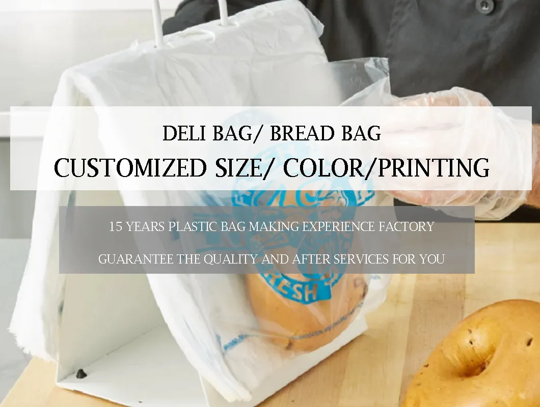 Custom Printing Plastic Flat Deli Fresh Bag