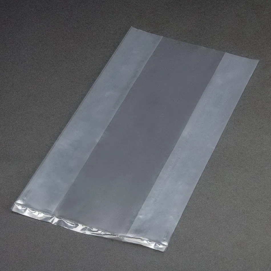 Custom Self Seal Clear Standup Plastic Poly Food Garbage Packaging Bag