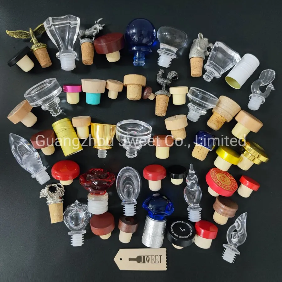 Custom Synthetic Cap Wood Cap Glass Cap Metal Cap Aluminum Cap Spirit Liquor Vodka Brandy Wine Bottle Cap Cork Round Square Screw T Bottle Cap