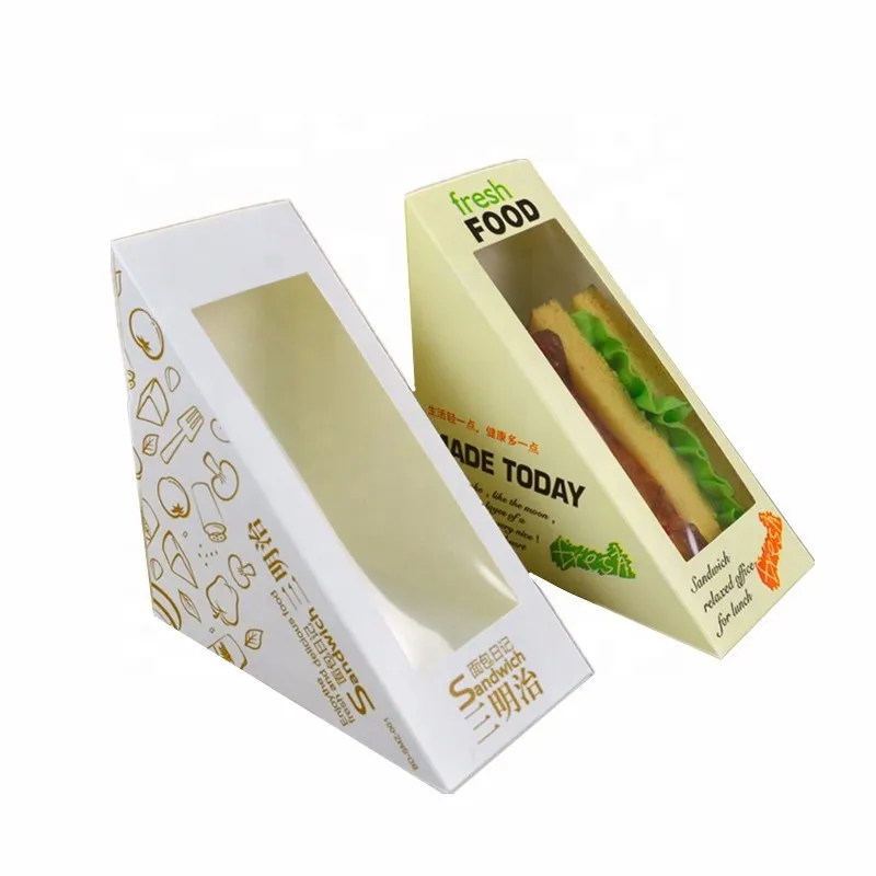 Customized Disposable Chip Box Chicken Nuggets Box Foldable Baked White Card Deep-Fried Snack Bo