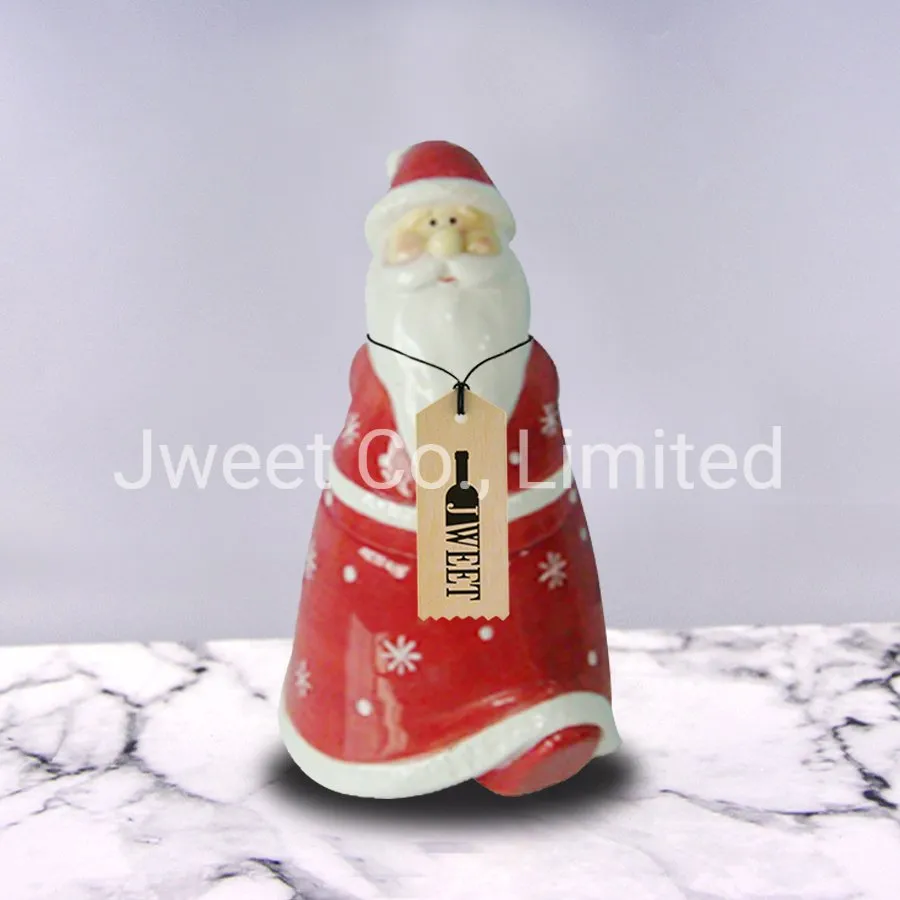 Customized Empty Christmas Best Gift Ceramic Wine Bottle
