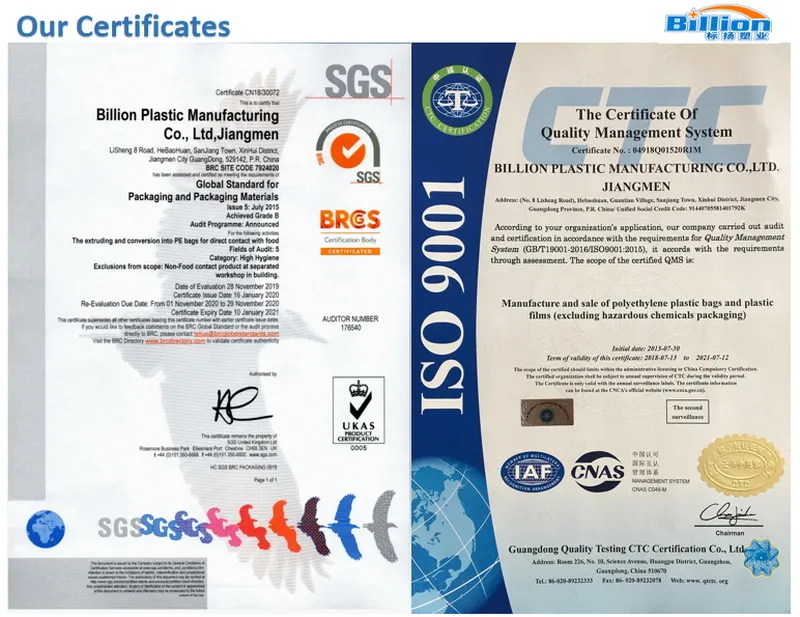 Customized Self Adhesive Seal Plastic Packaging Bag