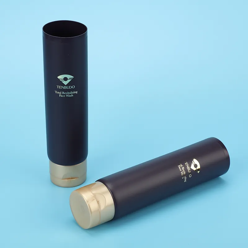 D40 Cosmetic Tube with Snap on Flip Top Cap for Face Wahs Packaging