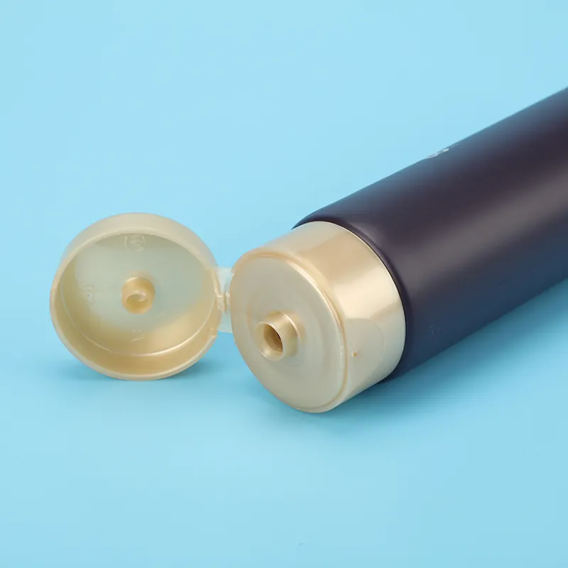 D40 Cosmetic Tube with Snap on Flip Top Cap for Face Wahs Packaging