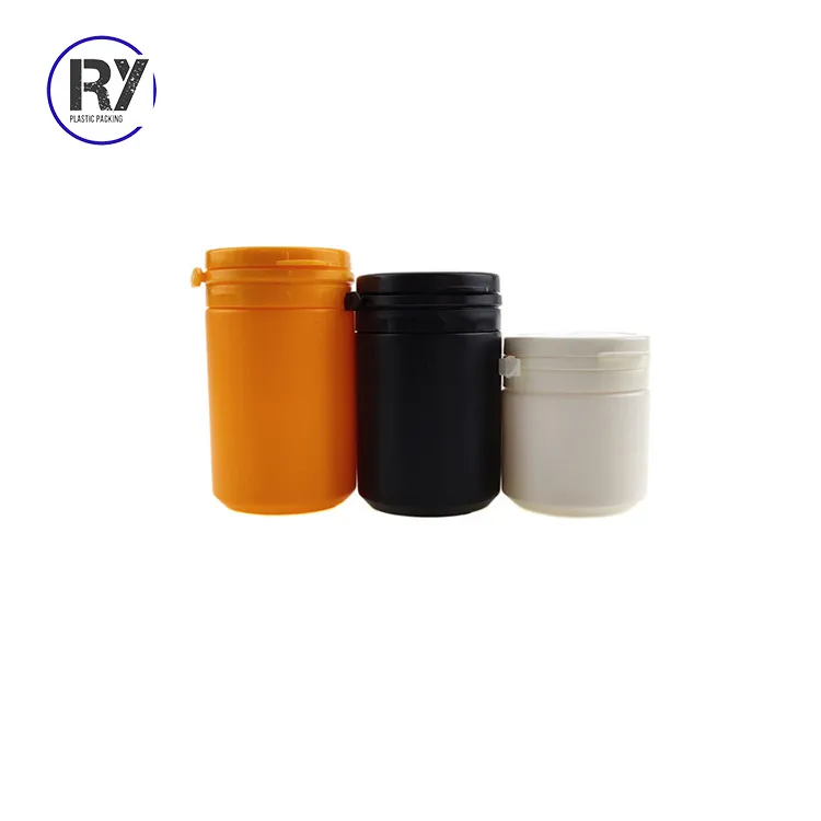 Dark Green Color 120ml HDPE Plastic Candy Empty Bottles Wide Mouth 70mm 680g Pet Preform for Chewing Gum Bottle