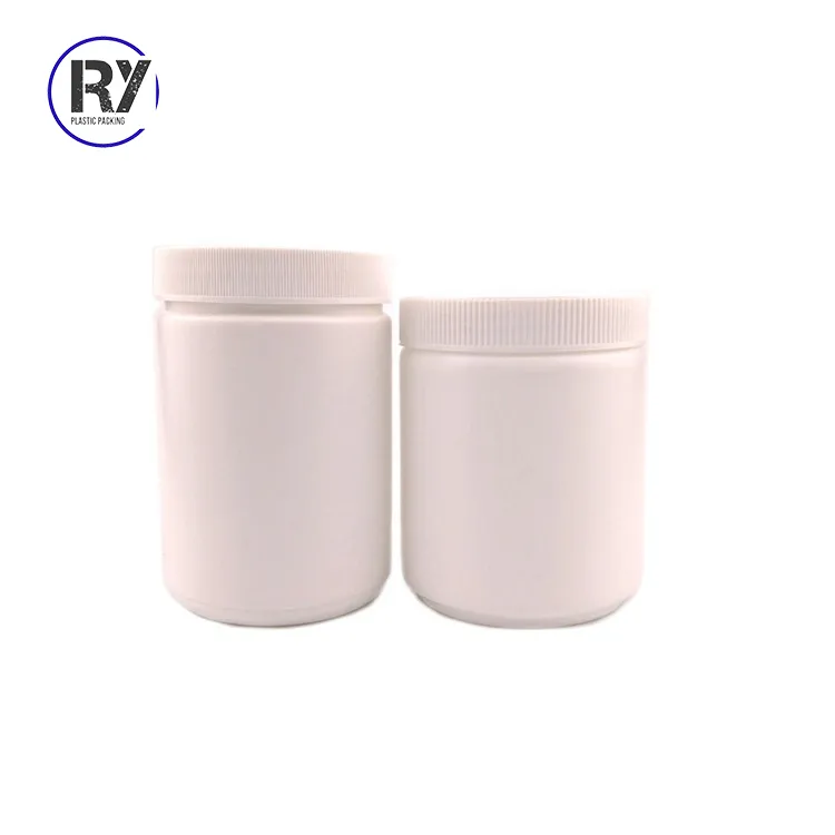 Dark Green Color 120ml HDPE Plastic Candy Empty Bottles Wide Mouth 70mm 680g Pet Preform for Chewing Gum Bottle