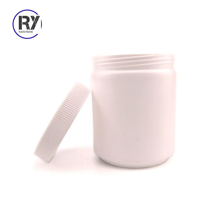 Dark Green Color 120ml HDPE Plastic Candy Empty Bottles Wide Mouth 70mm 680g Pet Preform for Chewing Gum Bottle