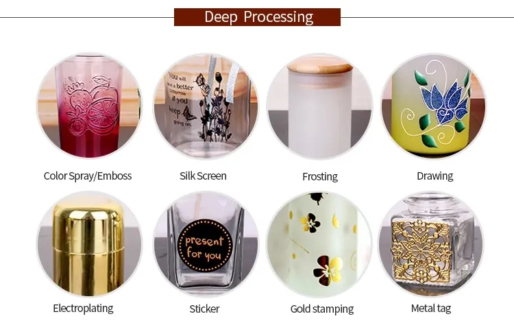 Dubai Style Arabic Glass Essential Oil Perfume Bottle