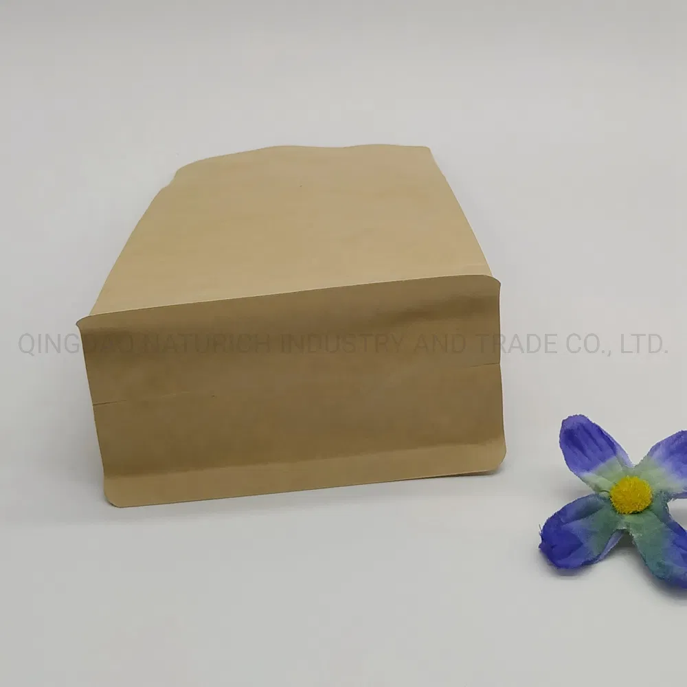 Eco-Friendly Kraft Coffee Bag with Valve 1lb/16oz Universal Coffee Bean Packaging Bag