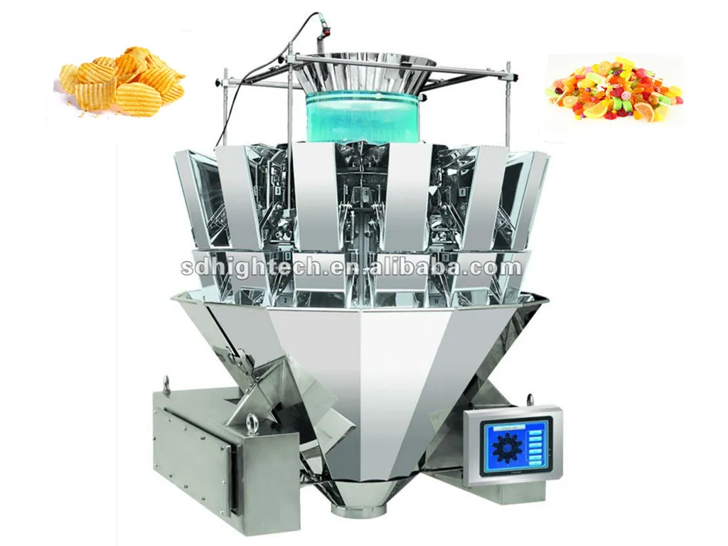 Electronic 14 Heads Weighing Scale for Candy Packing