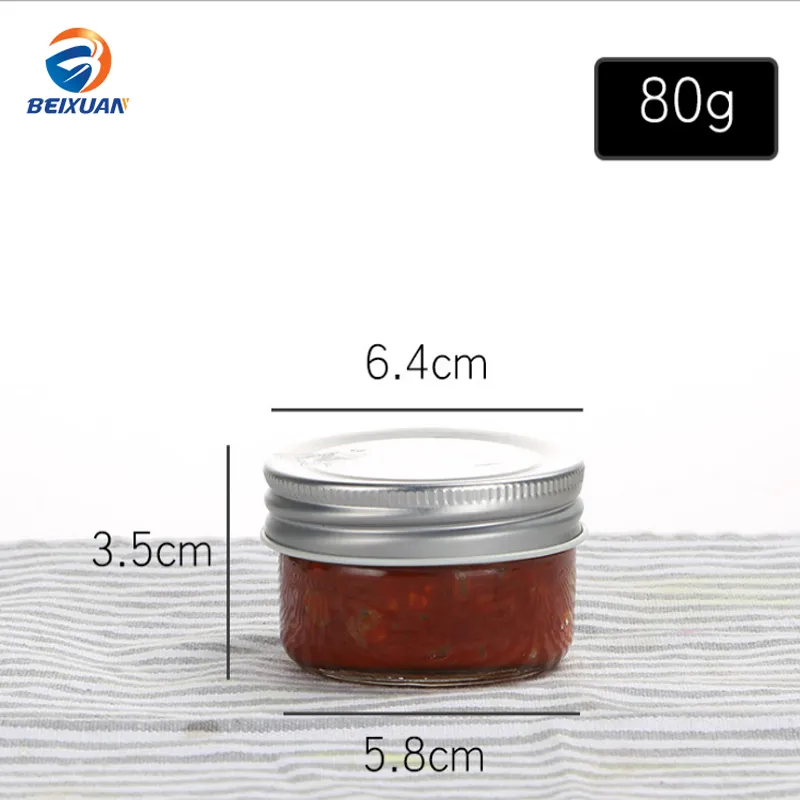 Factory Price 80ml Honey Caviar Jar Sealed Can Baked Mousse