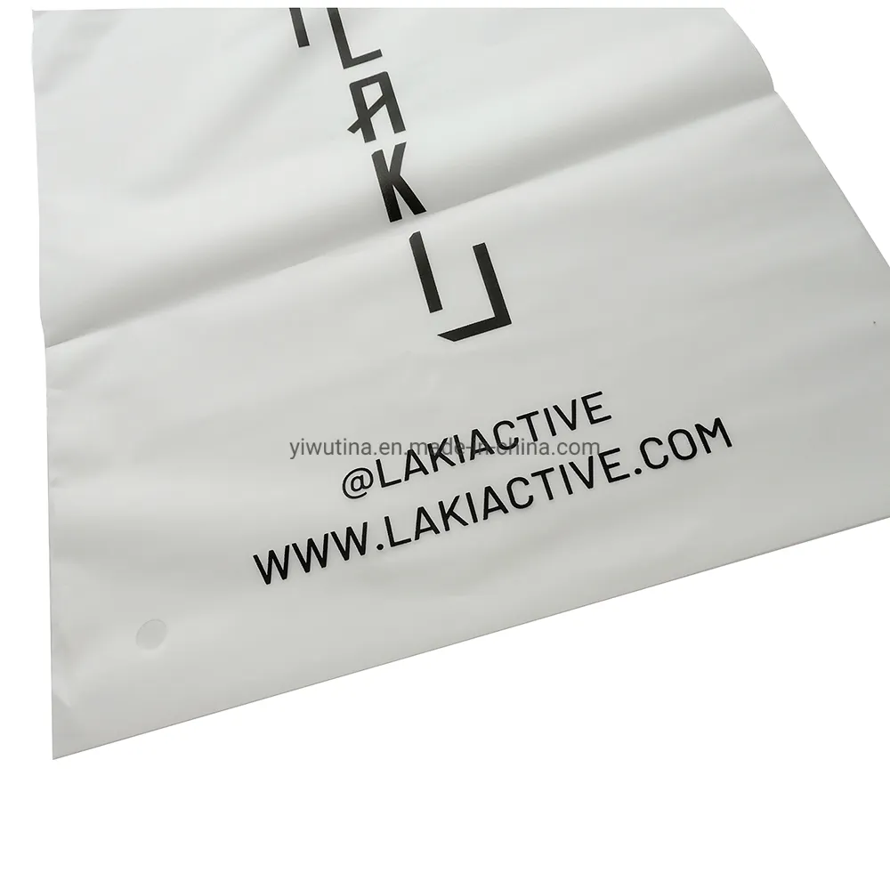 Factory Printing Glossy Black PE Plastic Zipper Bag for Socks/Clothing Packing Bags