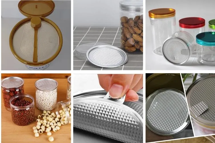 Food Can Cover 502# 126mm Aluminium Peel off End