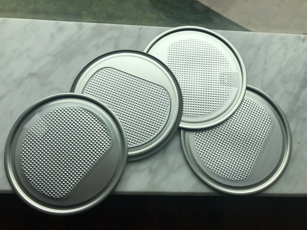 Food Can Cover 502# 126mm Aluminium Peel off End