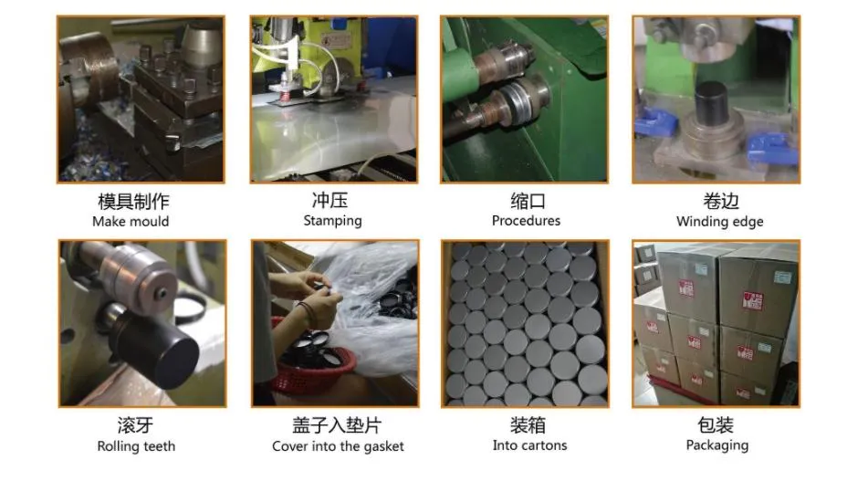 Food Grade Metal Aluminum Cans /Medicine Boxes /Capsule Aluminum Jars