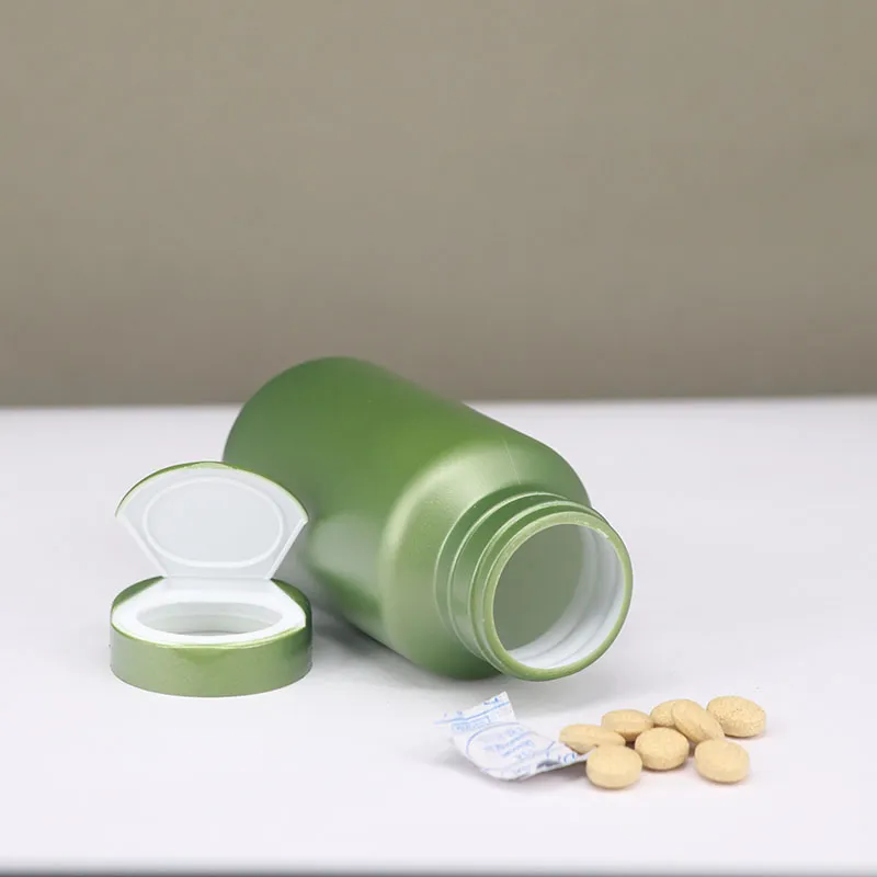 HDPE Green Plastic Medicine Bottle