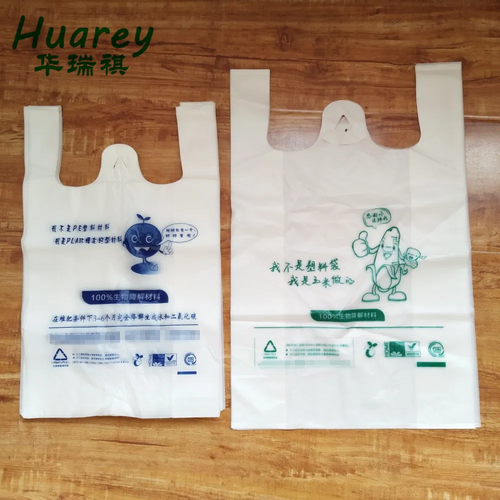 HDPE Vest Handle Plastic Carrier Bag for Shopping