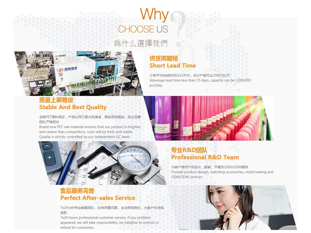 Hot Sale 24mm 25g Pet Preform for 250ml-300ml Cosmetic Bottle Perfume Bottle Plastic Bottles