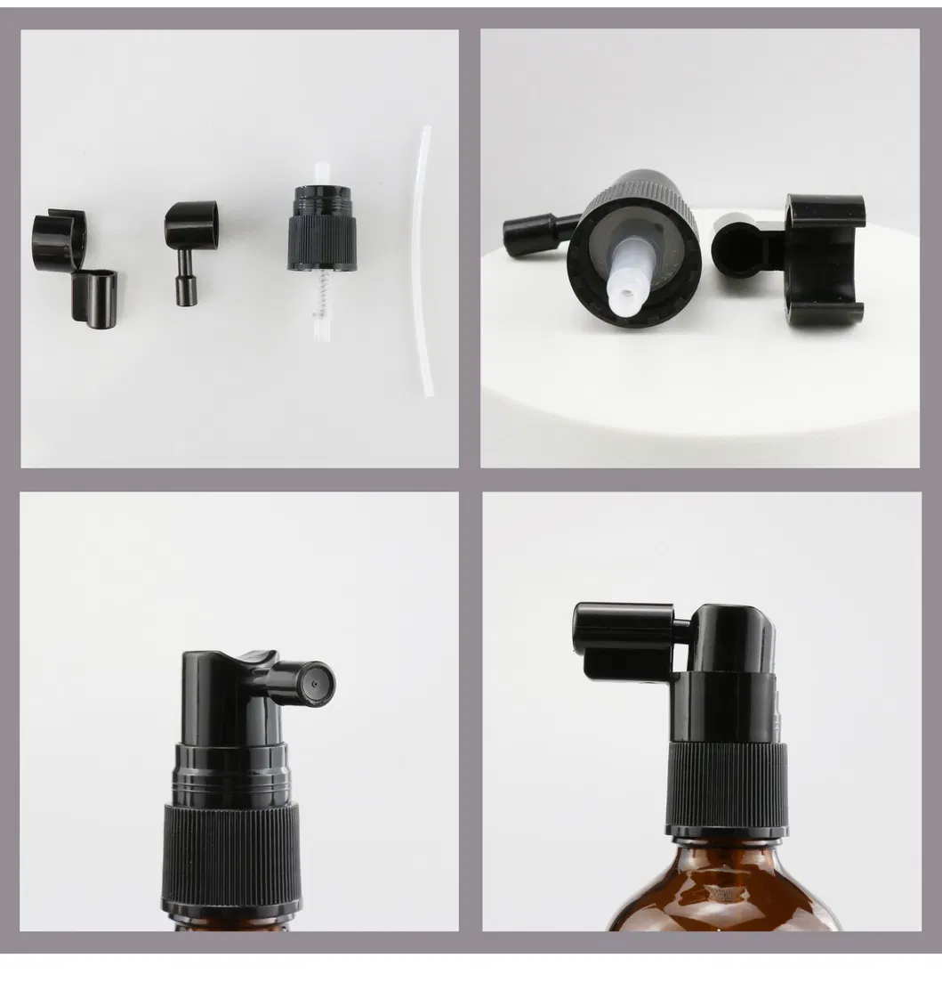 Hot Sale 8 Oz Glass Spray Clear Bottle Essential Oils or Cleaning Products Container with Sprayer or Leak Proof Cap