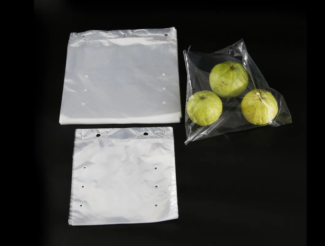 LDPE Clear Transparent Plastic Calendar Bag Deli Saddle Bag for Food