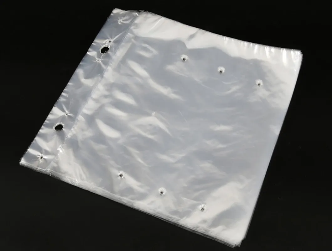 LDPE Clear Transparent Plastic Calendar Bag Deli Saddle Bag for Food