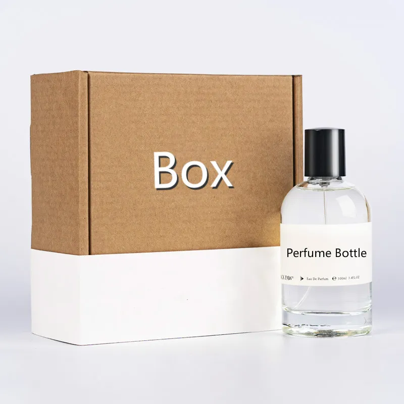 Luxury Cosmetic Glass Perfume Container 100ml Perfume Bottle with Packing Box