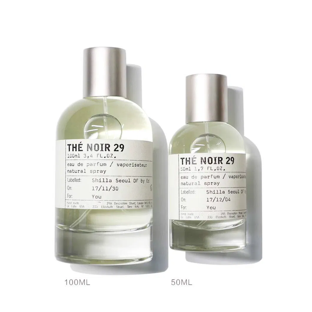 Luxury Cosmetic Glass Perfume Container 100ml Perfume Bottle with Packing Box