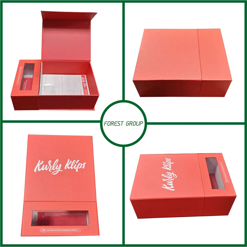 Magnetic Closure Gift Box for Hair Extension Packaging