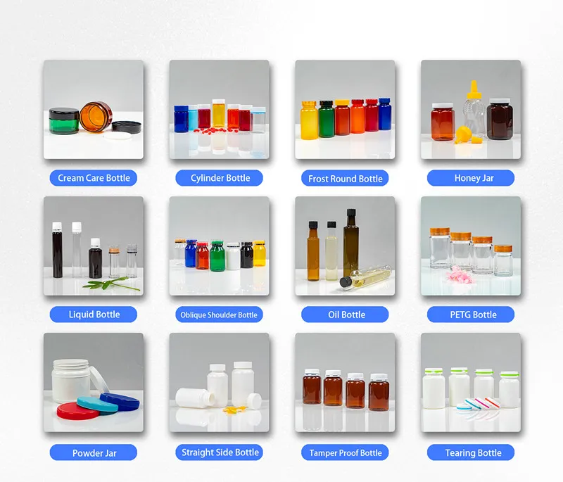 New 170ml Capsule Shape Designer Plastic Packaging Medecine Bottles