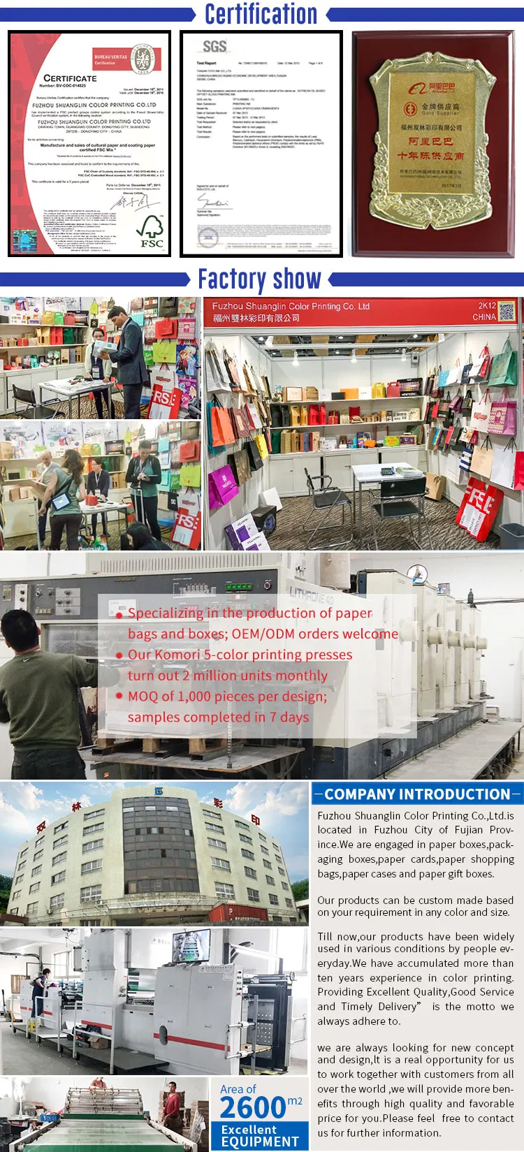 New Fashion Custom Logo Printing Brown Kraft Paper Bags for Shopping