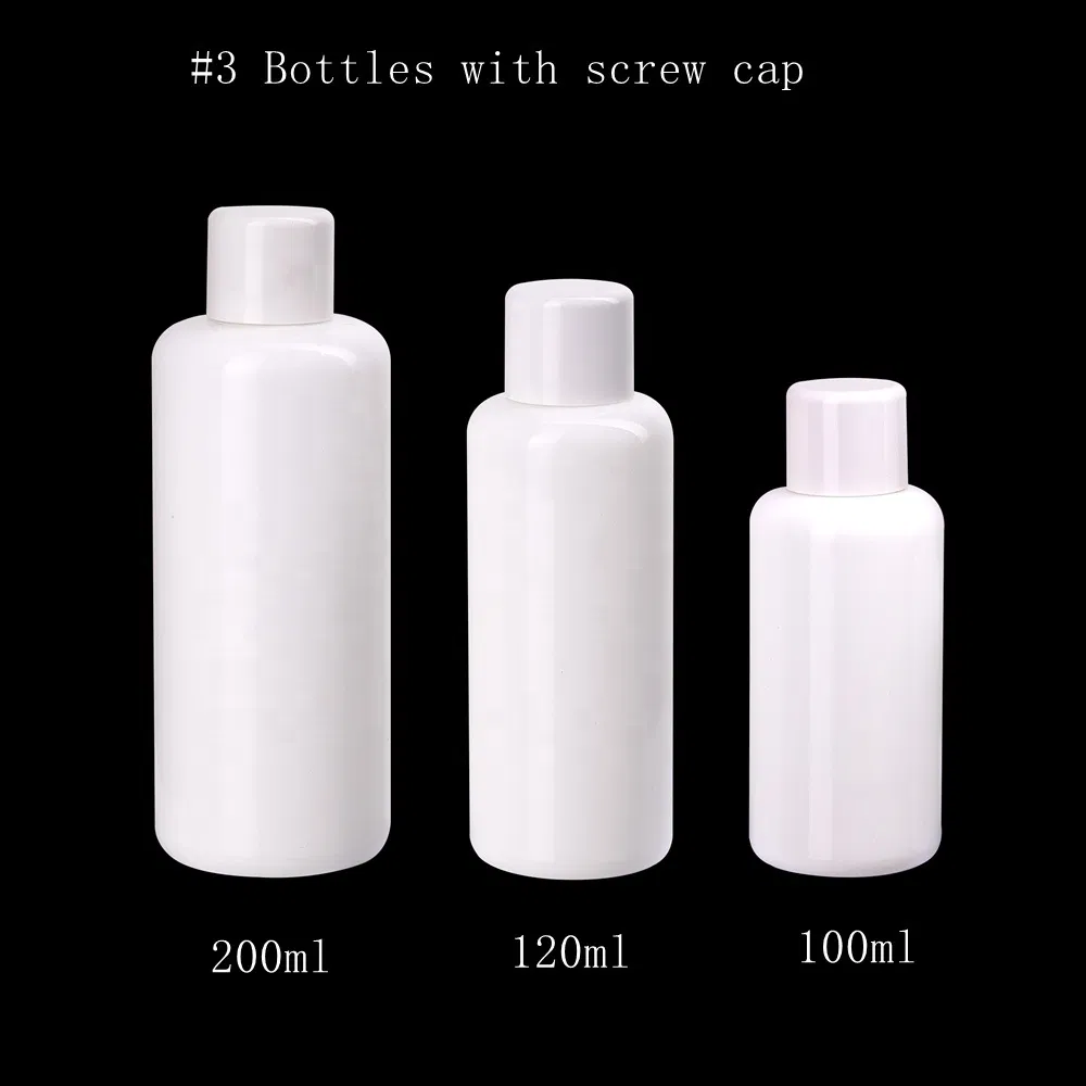Opal White Glass Bottles Empty Cosmetic Serum Pump Botlles 120ml Opaque White 15ml 30ml 50ml 100ml Glass Dropper Bottles