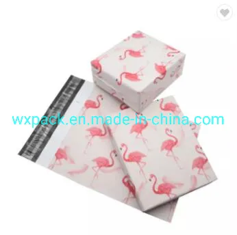 Own Logo Print Self Adhesive Boutique Shipping Packing 2.5 Mil Custom Leaf Designer Polymailer