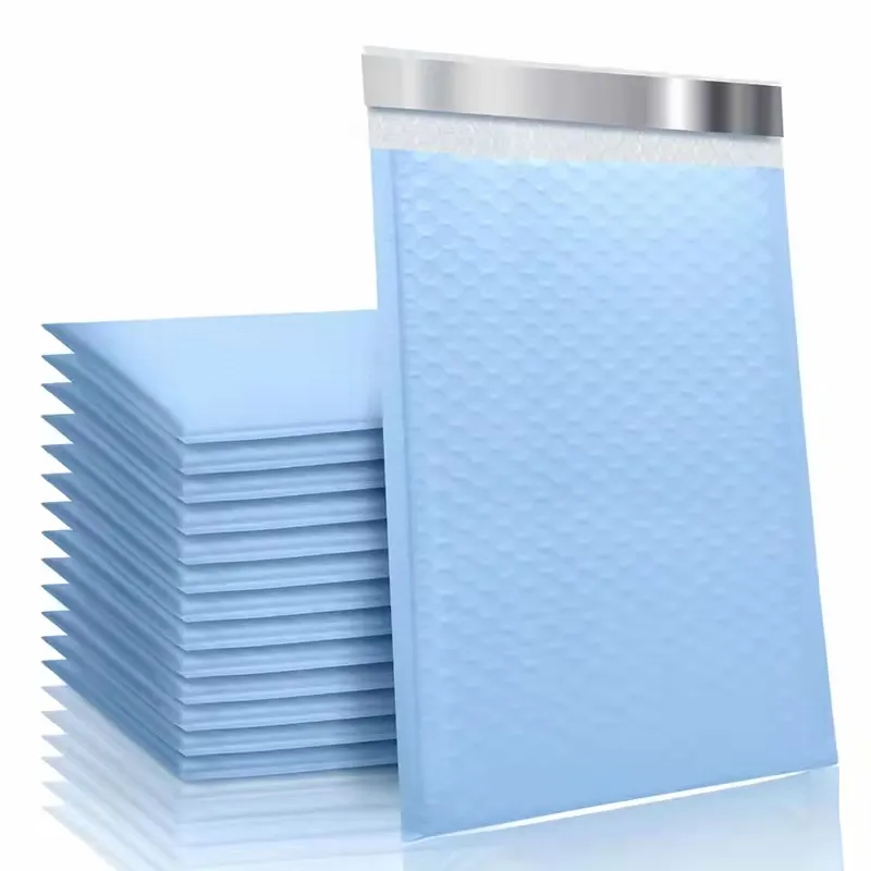 Packaging Colorful Mailers Plastic Courier Envelope Size Gold Mailing Bags Custom Logo Bubble Mailer