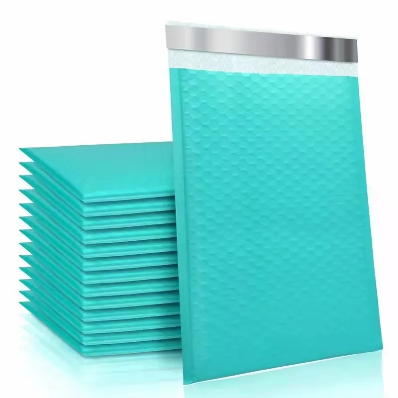 Packaging Colorful Mailers Plastic Courier Envelope Size Gold Mailing Bags Custom Logo Bubble Mailer