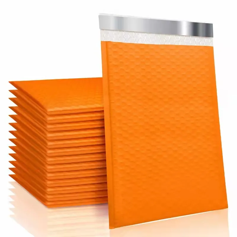 Packaging Colorful Mailers Plastic Courier Envelope Size Gold Mailing Bags Custom Logo Bubble Mailer