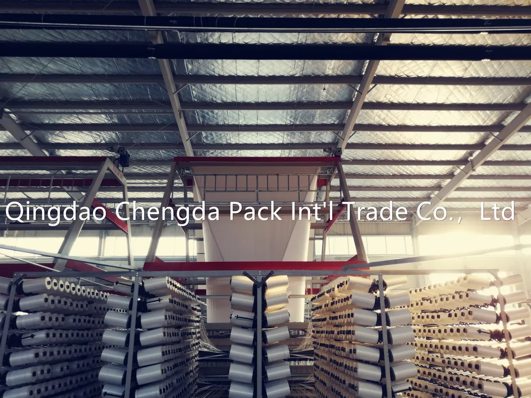 Packing PP Woven Bulk Bag Duffle Top Flat Bottom Side Seam Loops