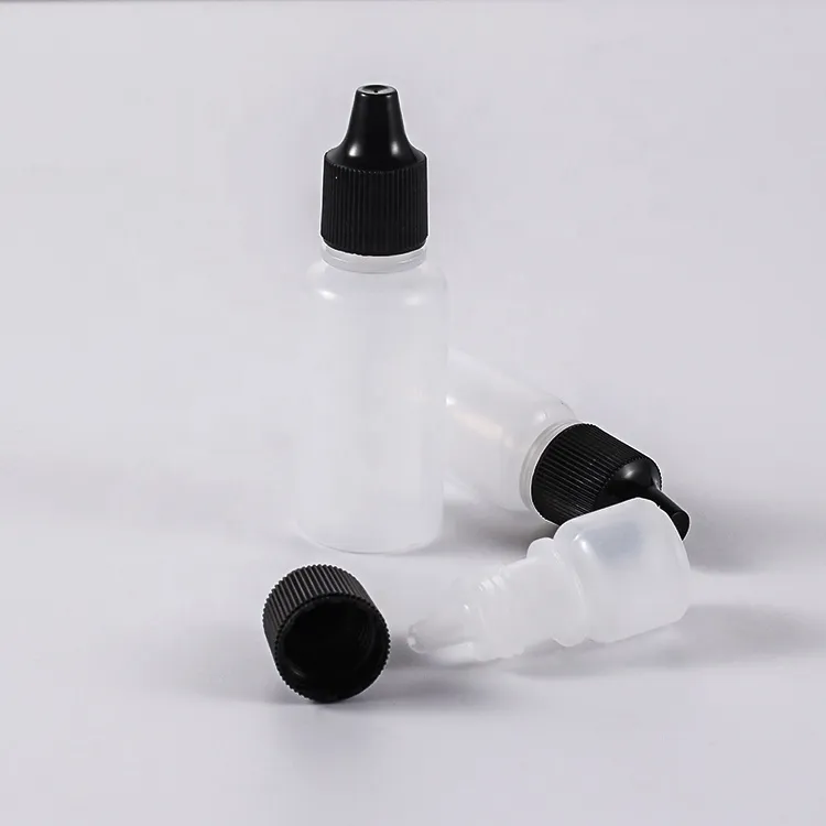 PE 7ml 10ml 15ml 20ml 30ml 35ml Eye Drop Plastic Dropper Bottles