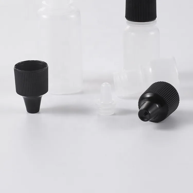 PE 7ml 10ml 15ml 20ml 30ml 35ml Eye Drop Plastic Dropper Bottles