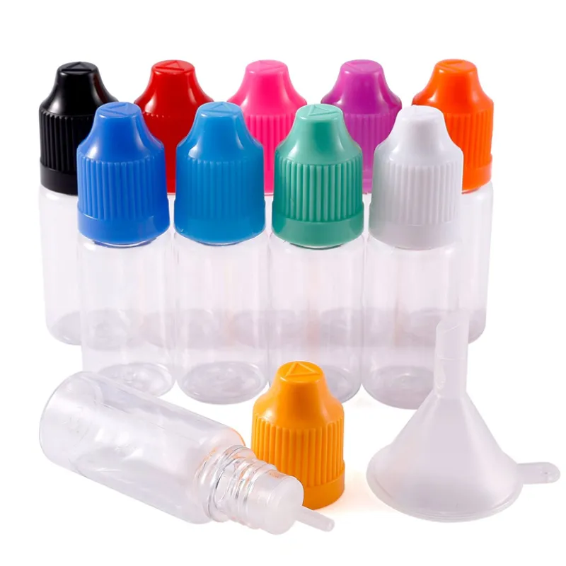 Pet Empty Squeezable Dropper Bottles Eye Liquid Dropper Smoke Oil Plastic Bottle
