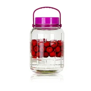 Pickle Jelly Clear Wide Mouth Glass Jar