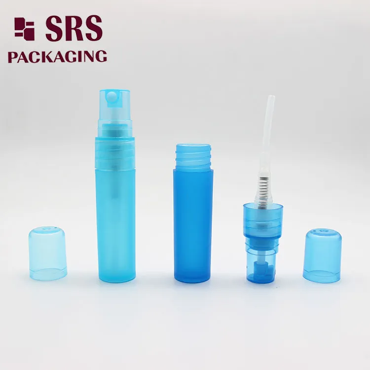 Pink Color 5ml 8ml 9ml 10ml Girl Perfume Recycled Refillable PP Plastic Spray Bottles