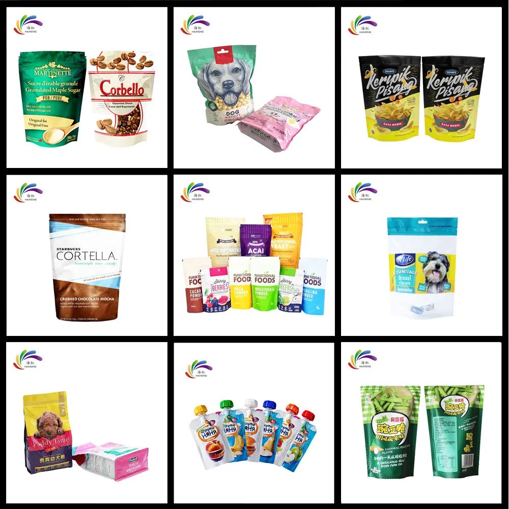 Plastic Pouch Standup Bag for Food Packaging
