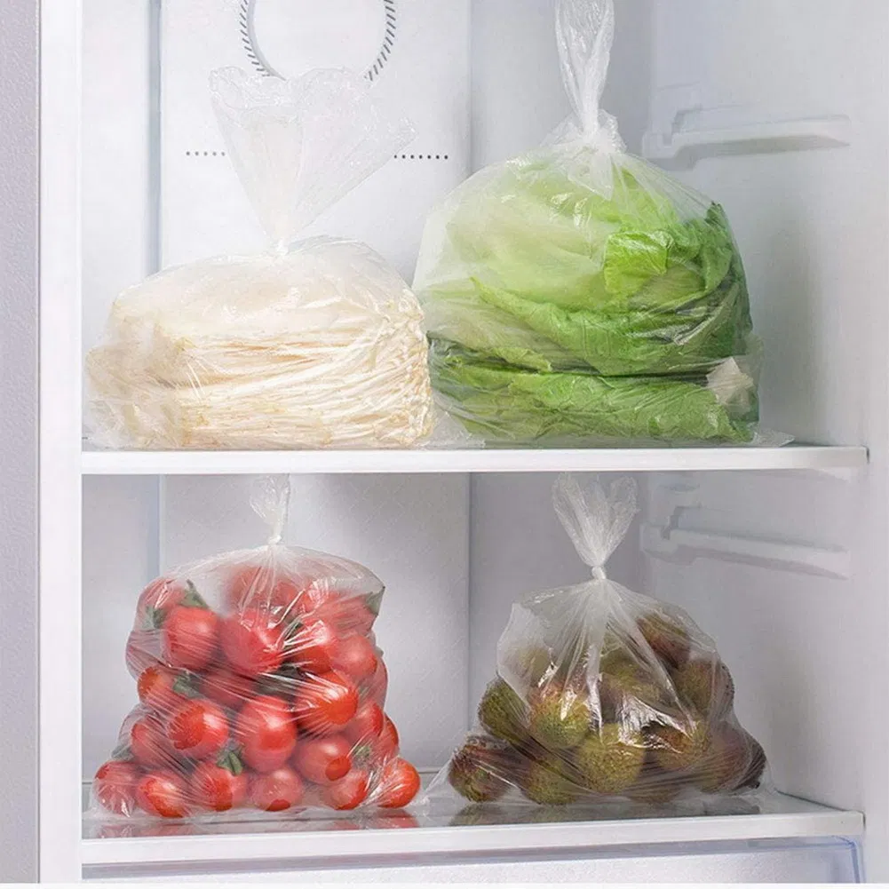 Plastic Produce Clear Storage Bag