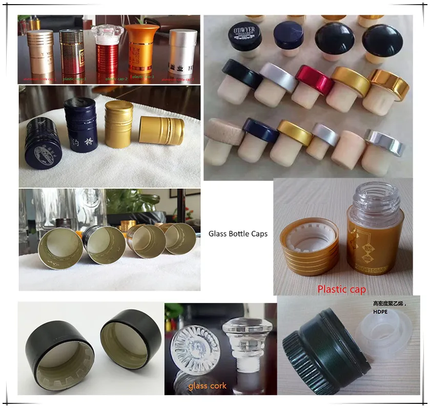 Premium Delicate Durable 250ml 500ml 750ml Glass Bottle Round Shape Liquor Bottle with Decal Surface