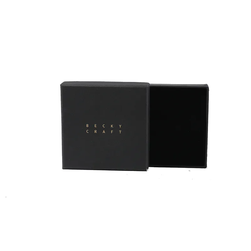 Private Label Cosmetics Makeup Packaging Black Gift Box