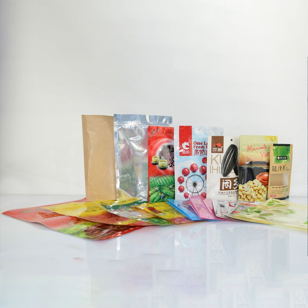 Qingdao Factory Composite Film PP PE HDPE Pet VMPET Three Side Sealing Aluminum Foil Pet Food Pouch