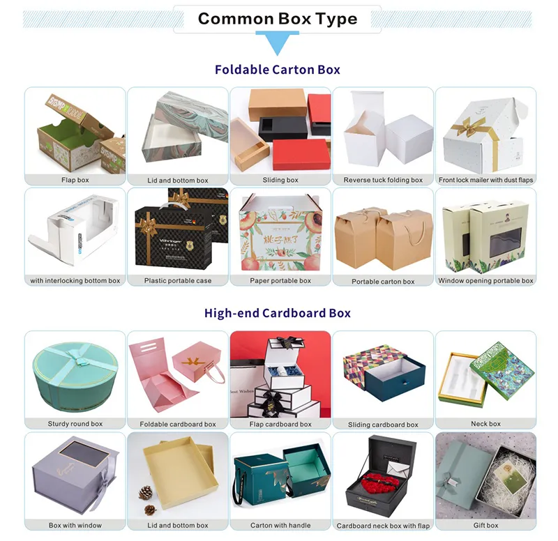 Recyclable Corrugated Paper Box Foldable Clothing Packaging Box Flat Shipping Carton Boxes