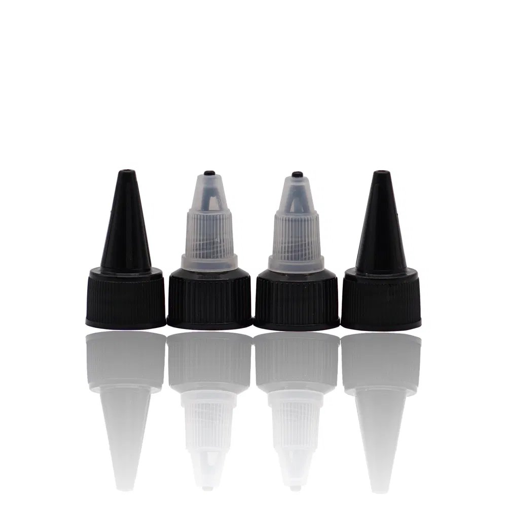 Silver 28/410 Press Disc Top Cap Make up Bottle Caps