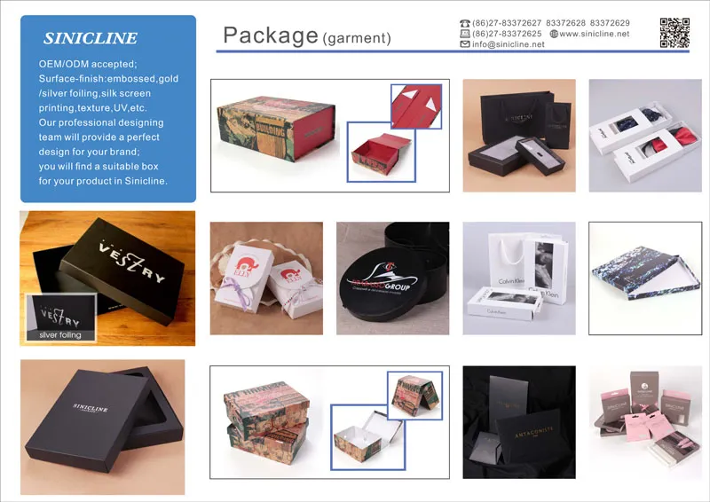 Sinicline Custom Kraft Paper Bag Printing Cardboard Envelopes